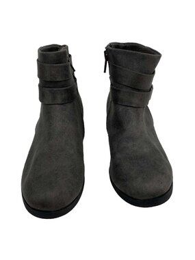 zoe & zac Girls Faux Suede Ankle Boots Size 2